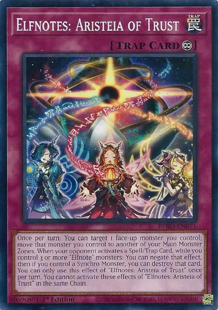 Elfnotes: Aristeia of Trust — Burst Protocol — Yu-Gi-Oh!