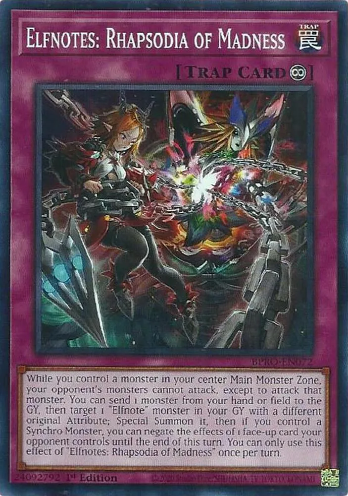 Elfnotes: Rhapsodia of Madness — Burst Protocol — Yu-Gi-Oh!