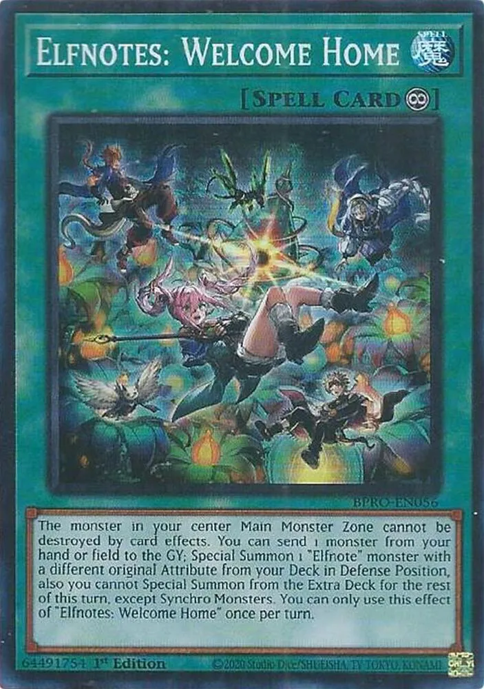 Elfnotes: Welcome Home — Burst Protocol — Yu-Gi-Oh!