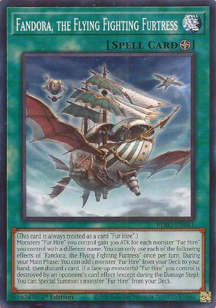 Fandora, the Flying Fighting Furtress — Burst Protocol — Yu-Gi-Oh!