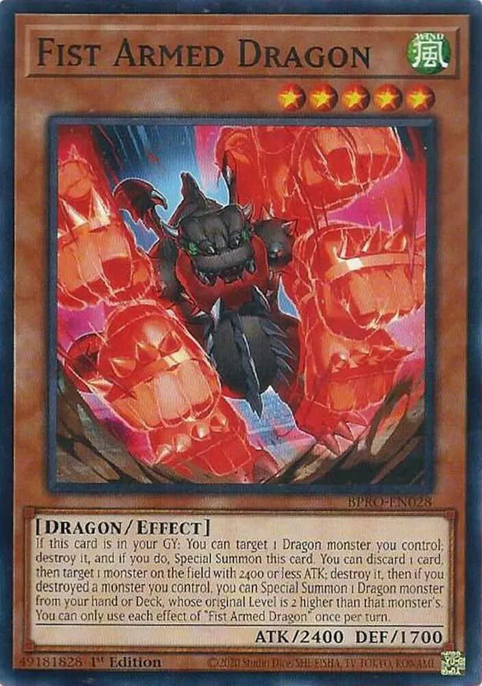 Fist Armed Dragon — Burst Protocol — Yu-Gi-Oh!
