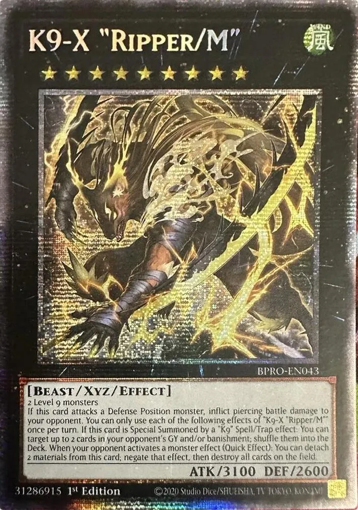 K9-X "Éventreuse/M" — Burst Protocol — Yu-Gi-Oh!