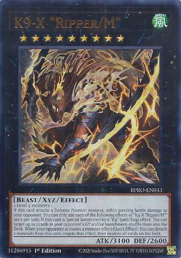 K9-X "Éventreuse/M" — Burst Protocol — Yu-Gi-Oh!