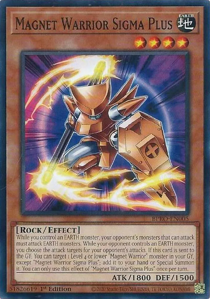 Guerrier Magnétique Sigma Plus — Burst Protocol — Yu-Gi-Oh!