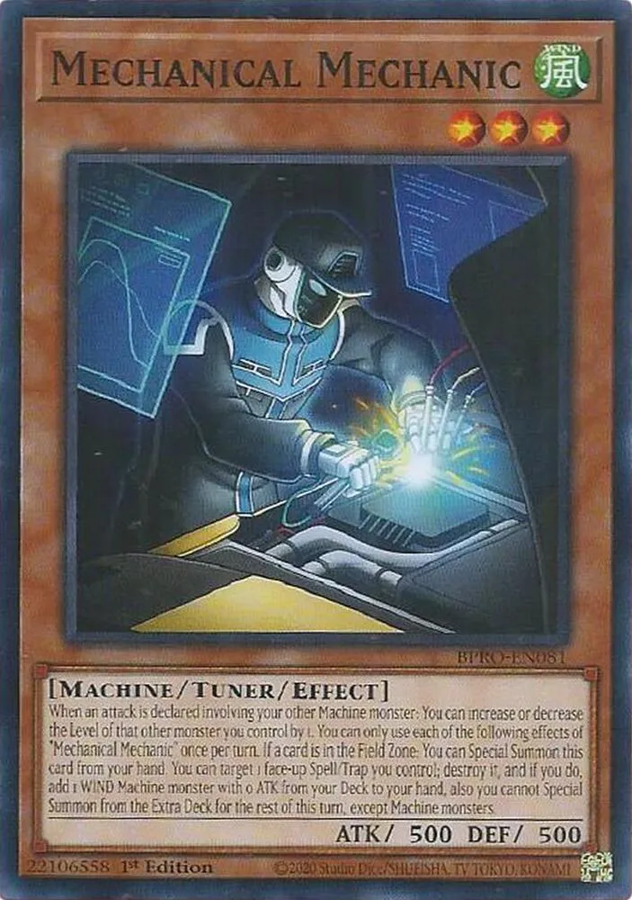 Mechanical Mechanic — Burst Protocol — Yu-Gi-Oh!