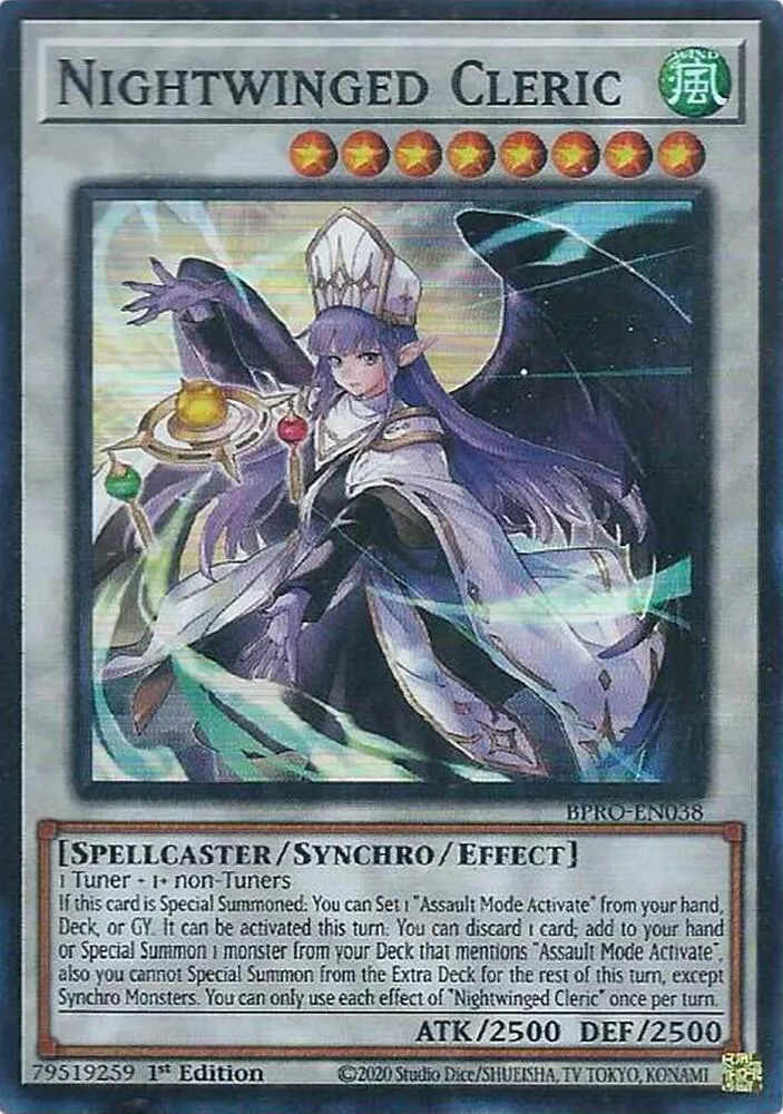 Clergesse aux Ailes Nocturnes — Burst Protocol — Yu-Gi-Oh!