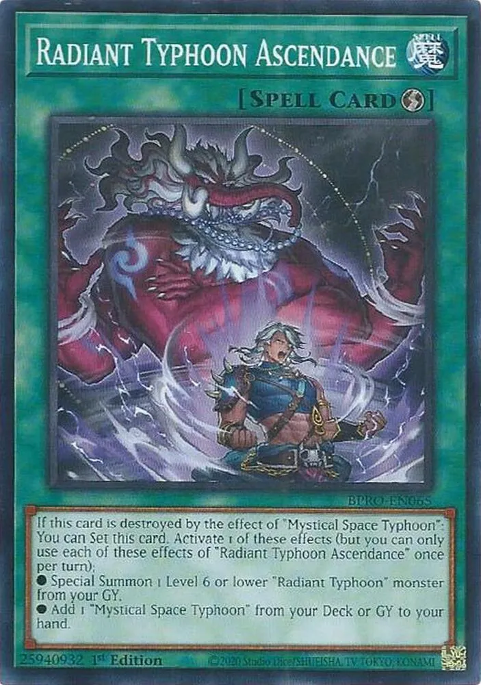 Radiant Typhoon Ascendance — Burst Protocol — Yu-Gi-Oh!