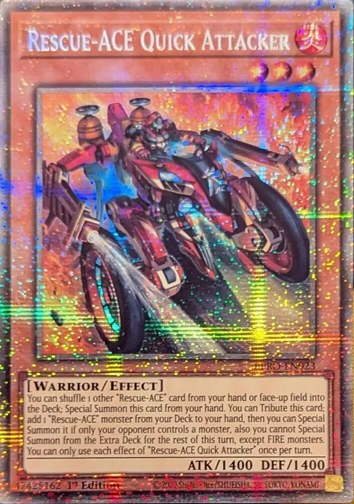 Rescue-ACE Quick Attacker — Burst Protocol — Yu-Gi-Oh!