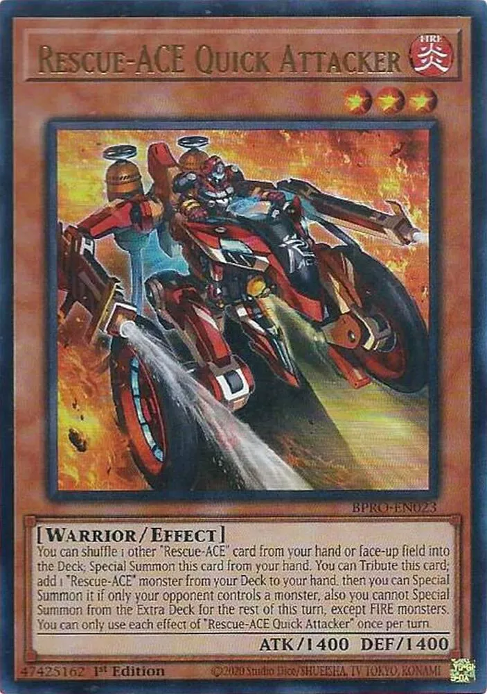 Rescue-ACE Quick Attacker — Burst Protocol — Yu-Gi-Oh!