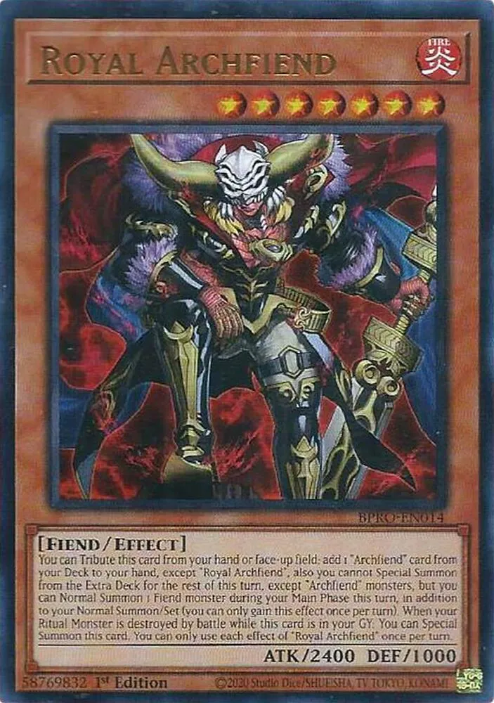 Royal Archfiend — Burst Protocol — Yu-Gi-Oh!