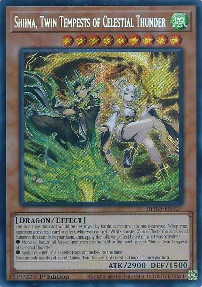 Shiina, Twin Tempests of Celestial Thunder — Burst Protocol — Yu-Gi-Oh!