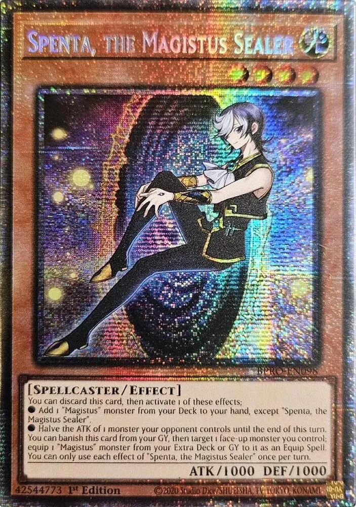 Spenta, the Magistus Sealer — Burst Protocol — Yu-Gi-Oh!