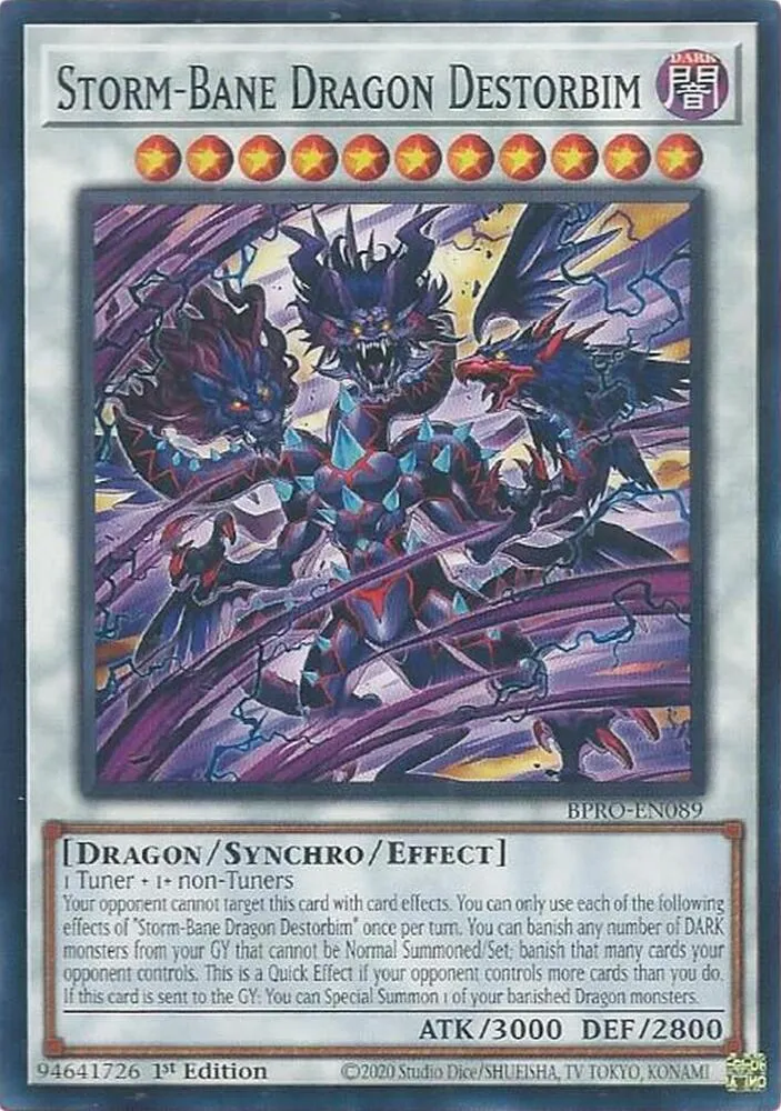 Storm-Bane Dragon Destorbim — Burst Protocol — Yu-Gi-Oh!