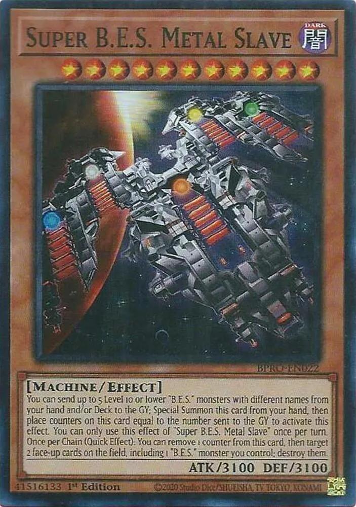 Super B.E.S. Metal Slave — Burst Protocol — Yu-Gi-Oh!