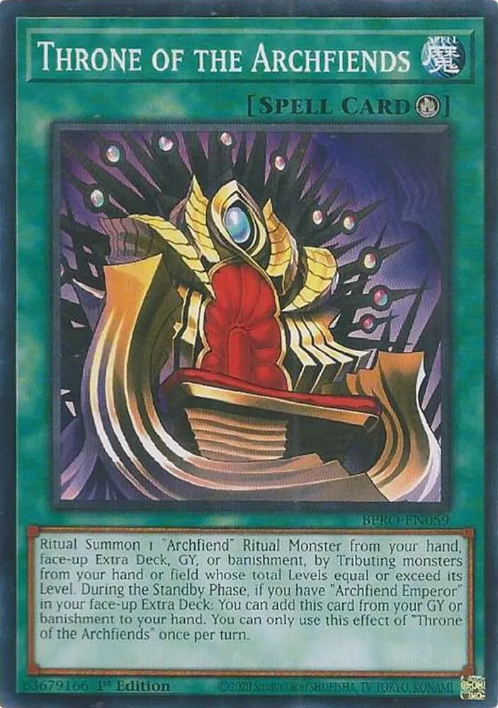 Throne of the Archfiends — Burst Protocol — Yu-Gi-Oh!