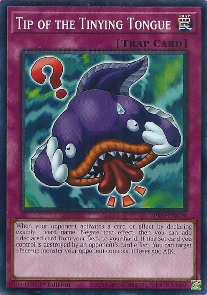 Tip of the Tinying Tongue — Burst Protocol — Yu-Gi-Oh!