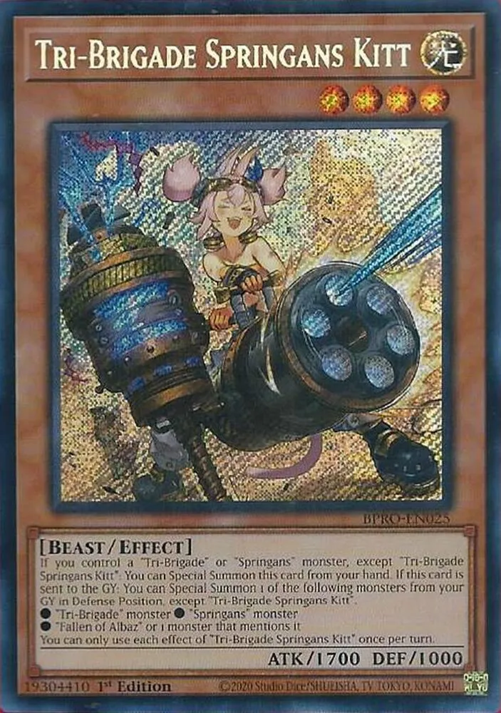 Tri-Brigade Springans Kitt — Burst Protocol — Yu-Gi-Oh!