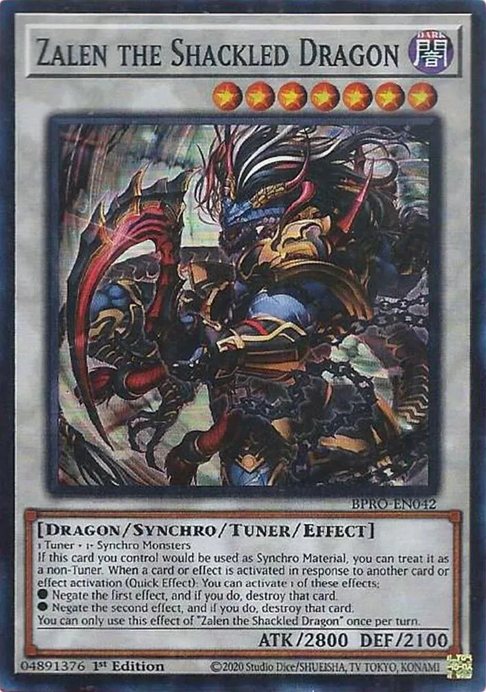 Zalen le Dragon Enchaîné — Burst Protocol — Yu-Gi-Oh!