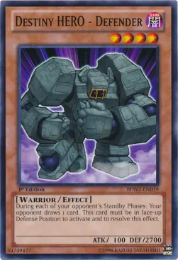 Destiny HERO - Defender — Battle Pack 2: War of the Giants - Round 2 — Yu-Gi-Oh!