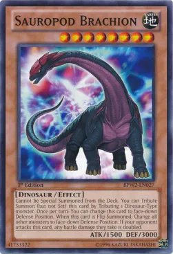 Sauropod Brachion — Battle Pack 2: War of the Giants - Round 2 — Yu-Gi-Oh!