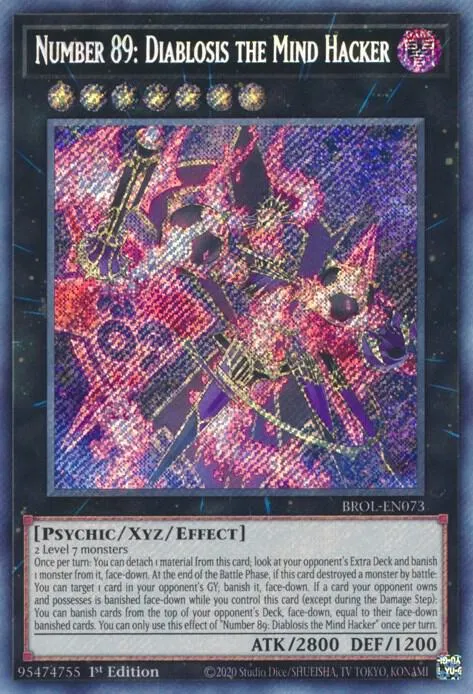 Number 89: Diablosis the Mind Hacker — Brothers of Legend — Yu-Gi-Oh!