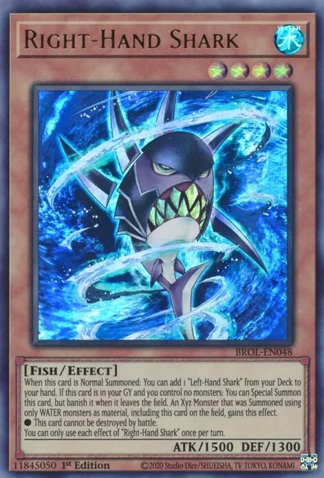 Right-Hand Shark — Brothers of Legend — Yu-Gi-Oh!
