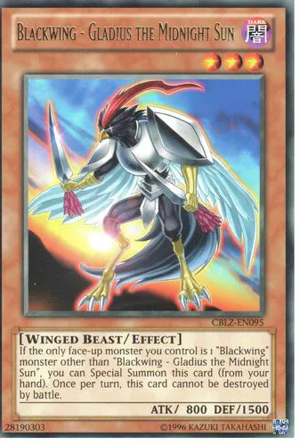 Blackwing - Gladius the Midnight Sun — Cosmo Blazer - Unlimited — Yu-Gi-Oh!