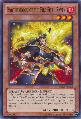 Brotherhood of the Fire Fist - Raven — Cosmo Blazer - Unlimited — Yu-Gi-Oh!