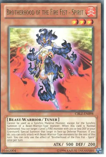 Brotherhood of the Fire Fist - Spirit — Cosmo Blazer - Unlimited — Yu-Gi-Oh!