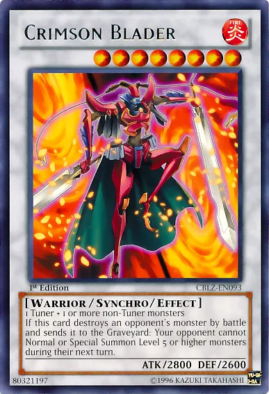 Crimson Blader — Cosmo Blazer — Yu-Gi-Oh!