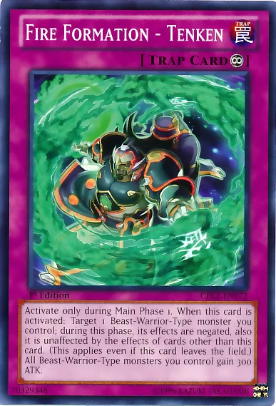 Formation Feu - Tenken — Cosmo Blazer — Yu-Gi-Oh!