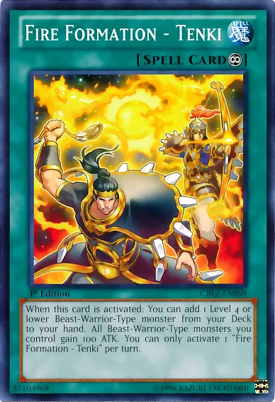 Fire Formation - Tenki — Cosmo Blazer — Yu-Gi-Oh!