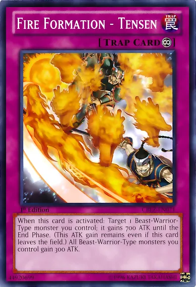 Formation Feu - Tensen — Cosmo Blazer — Yu-Gi-Oh!