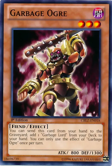 Garbage Ogre — Cosmo Blazer — Yu-Gi-Oh!