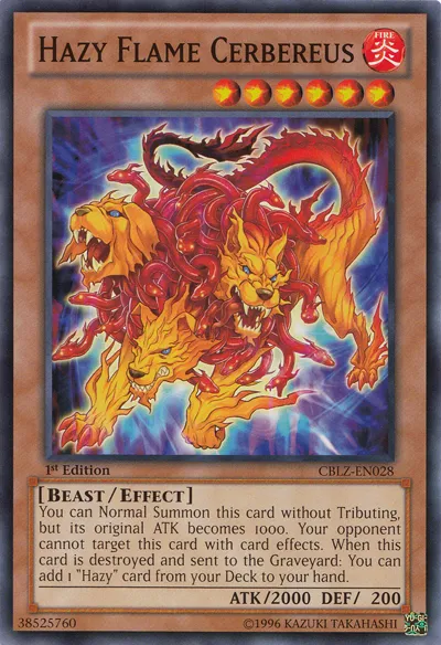 Hazy Flame Cerbereus — Cosmo Blazer — Yu-Gi-Oh!