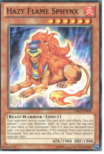 Hazy Flame Sphynx — Cosmo Blazer - Unlimited — Yu-Gi-Oh!