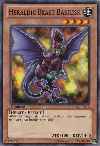 Heraldic Beast Basilisk — Cosmo Blazer — Yu-Gi-Oh!