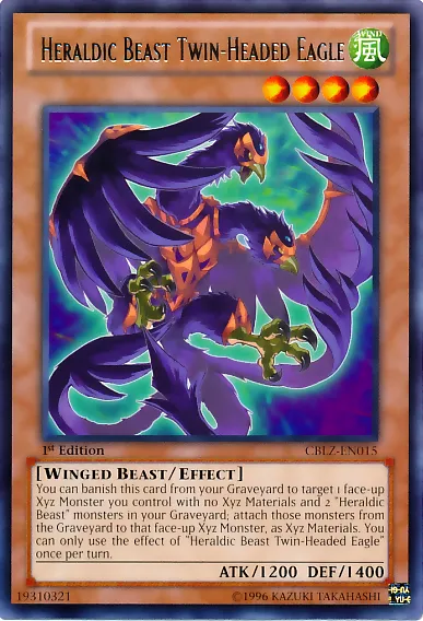 Heraldic Beast Twin-Headed Eagle — Cosmo Blazer — Yu-Gi-Oh!