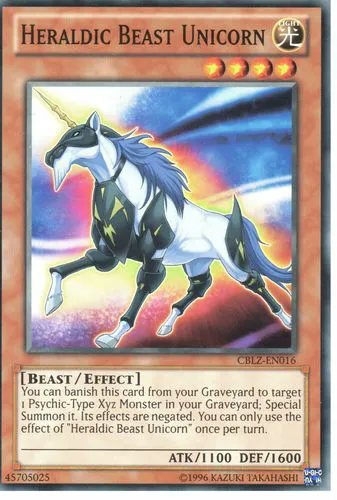 Heraldic Beast Unicorn — Cosmo Blazer - Unlimited — Yu-Gi-Oh!