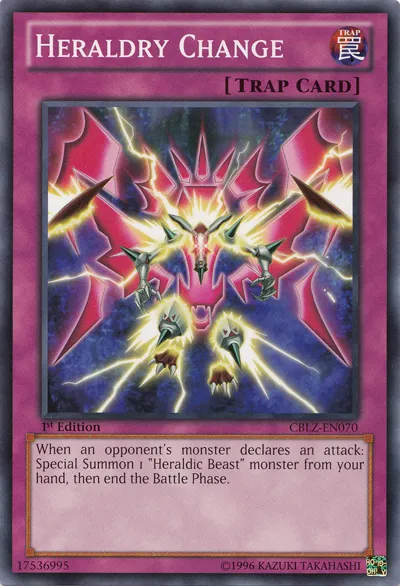 Changement Héraldique — Cosmo Blazer — Yu-Gi-Oh!