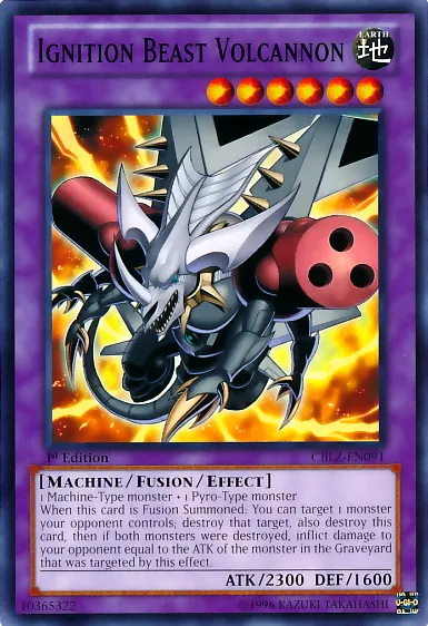 Ignition Beast Volcannon — Cosmo Blazer — Yu-Gi-Oh!