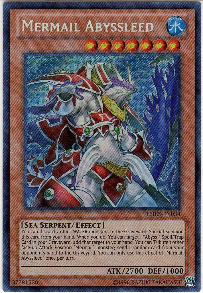 Mermail Abyssleed — Cosmo Blazer - Unlimited — Yu-Gi-Oh!