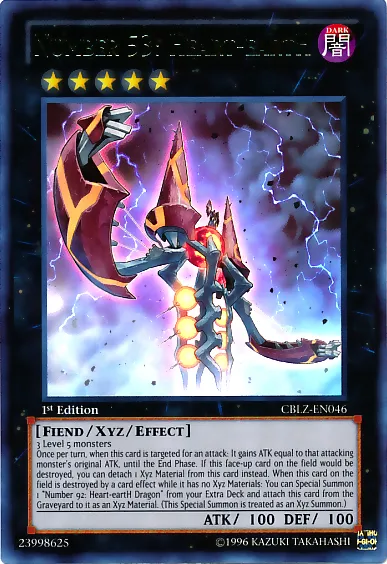 Number 53: Heart-eartH — Cosmo Blazer — Yu-Gi-Oh!