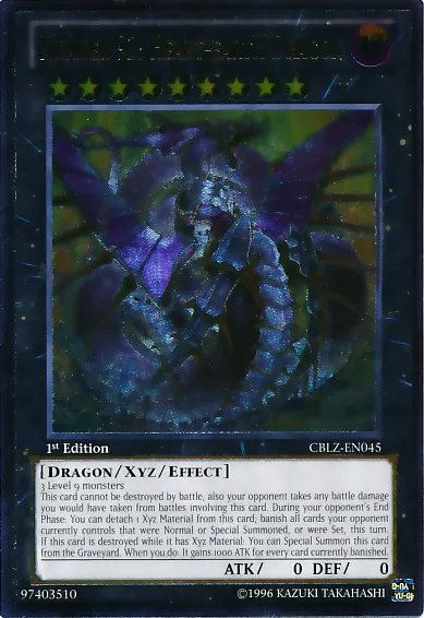 Number 92: Heart-eartH Dragon — Cosmo Blazer — Yu-Gi-Oh!