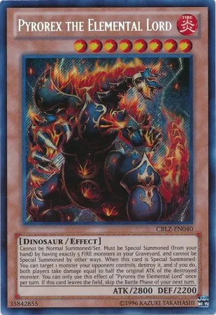 Pyrorex the Elemental Lord — Cosmo Blazer - Unlimited — Yu-Gi-Oh!
