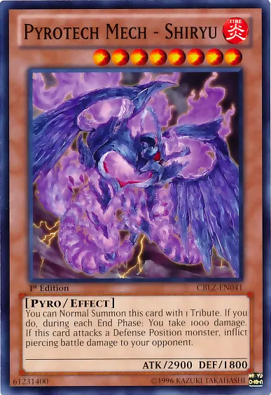Pyrotech Mech - Shiryu — Cosmo Blazer — Yu-Gi-Oh!