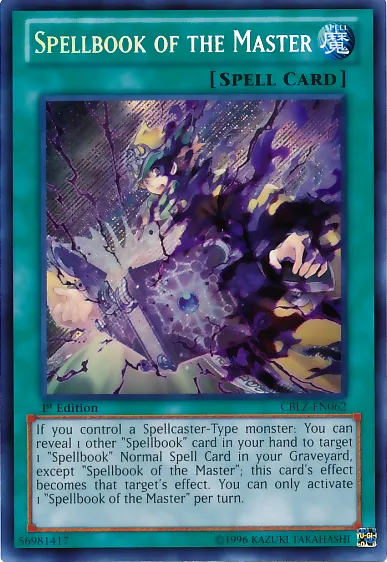 Spellbook of the Master — Cosmo Blazer — Yu-Gi-Oh!