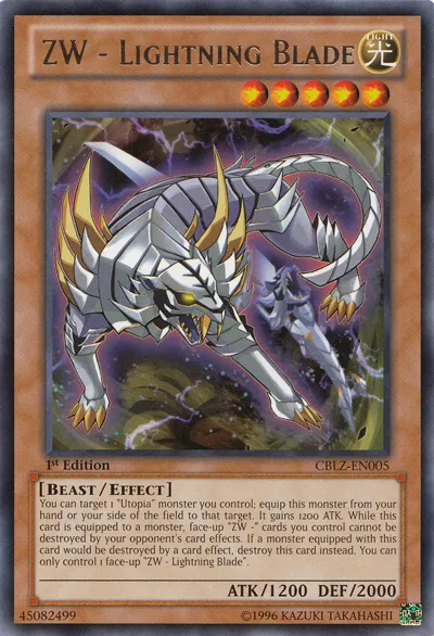 ZW - Lightning Blade — Cosmo Blazer — Yu-Gi-Oh!