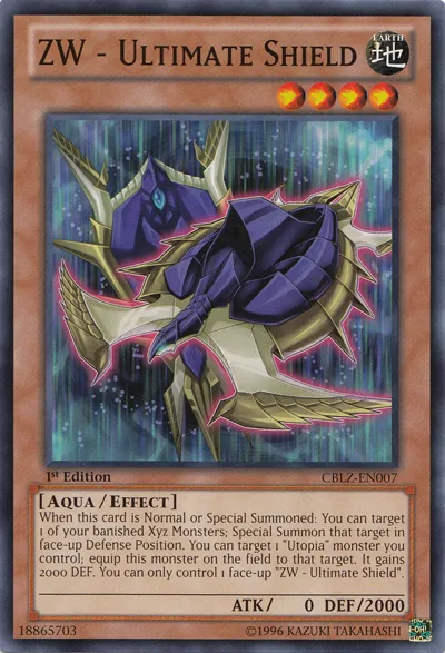 ZW - Ultimate Shield — Cosmo Blazer — Yu-Gi-Oh!