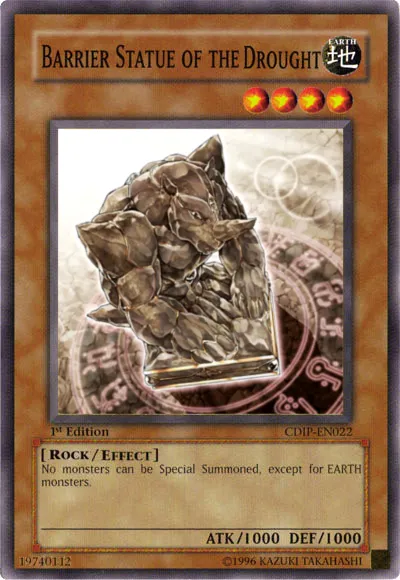 Barrier Statue of the Drought — Cyberdark Impact — Yu-Gi-Oh!